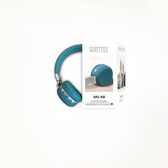 BLUETOOTH HEADPHONE WIRELESS MS-K8 GREEN